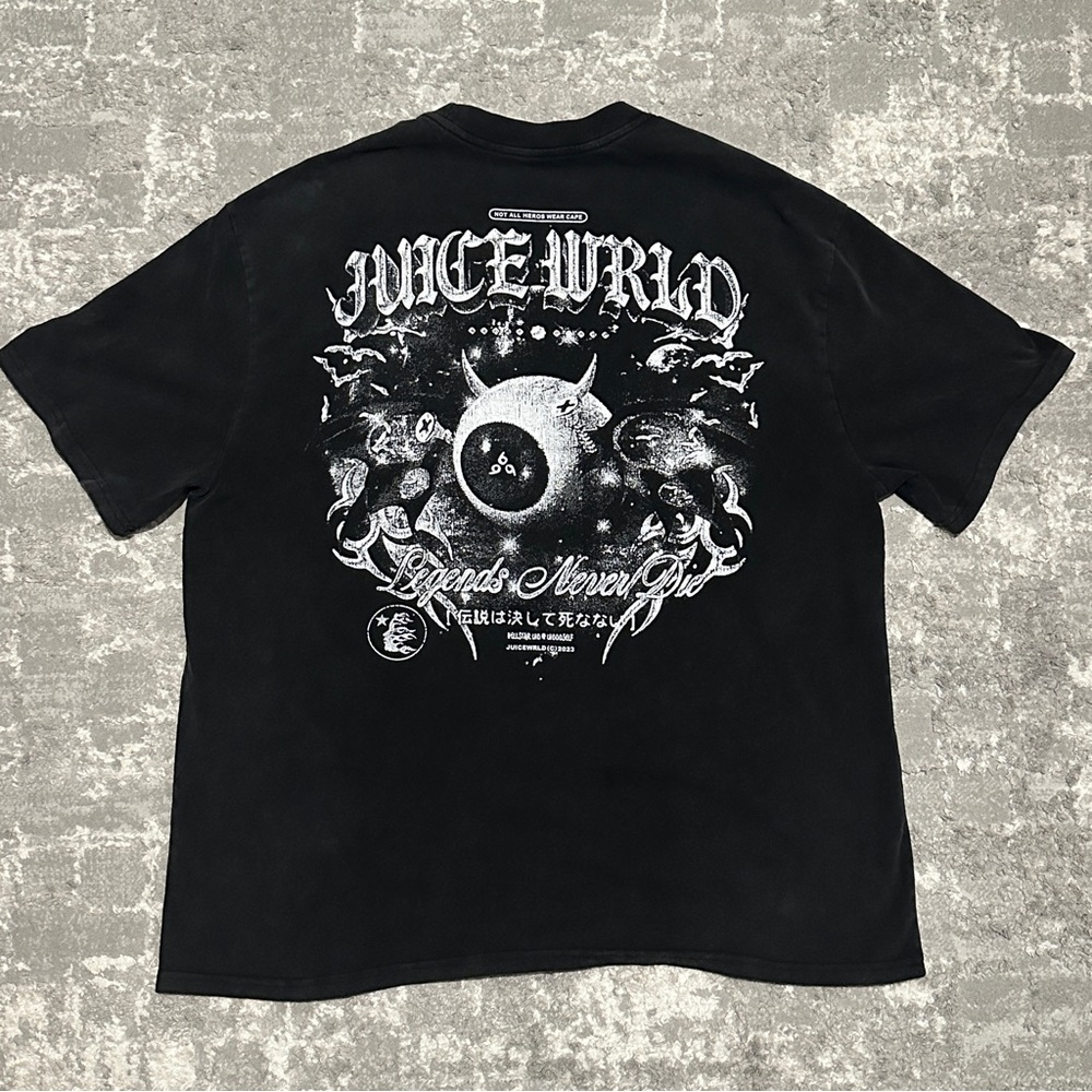 Juice Wrld Black Graphic T-Shirt